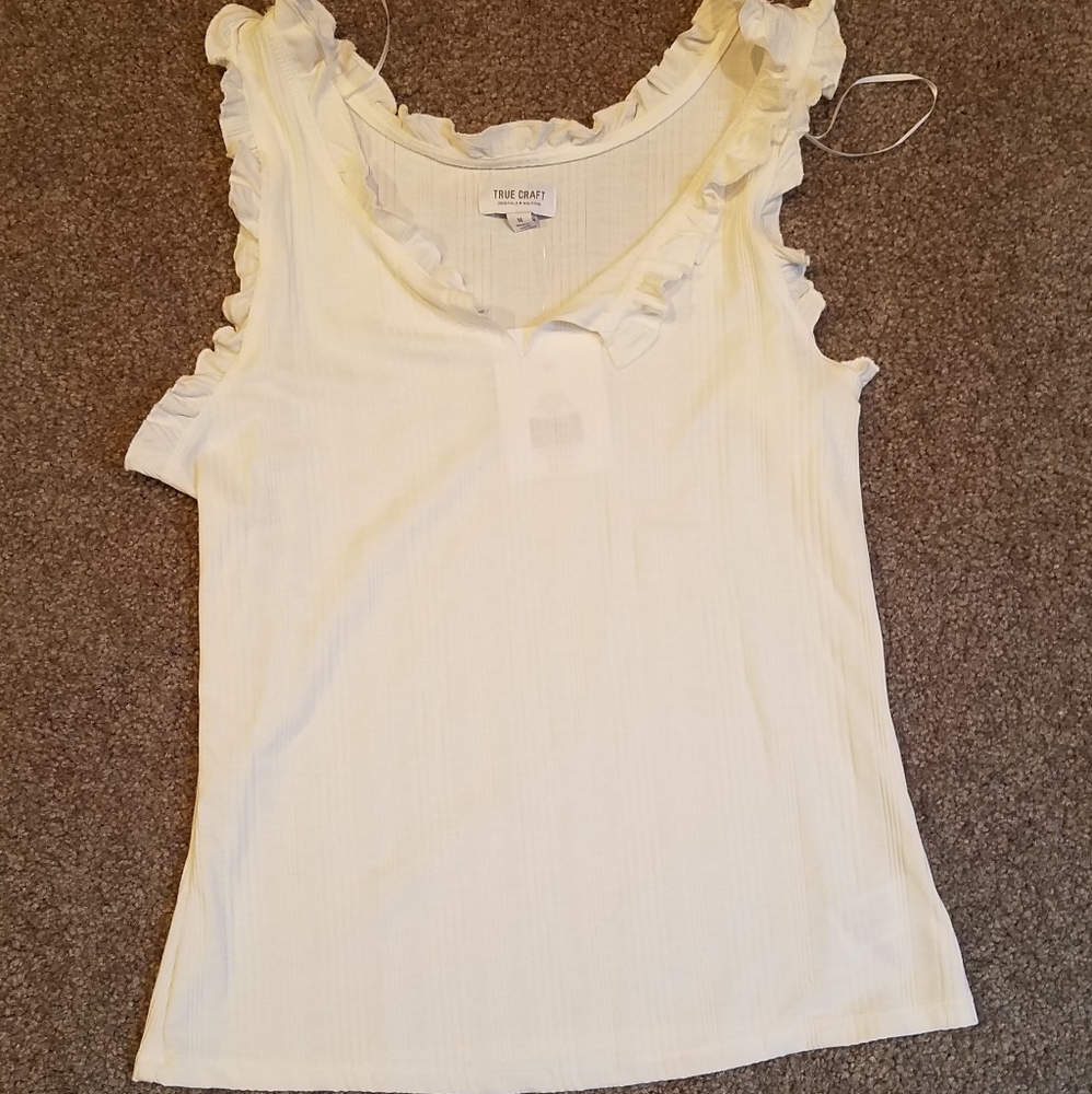 Lettuce trim tank top M